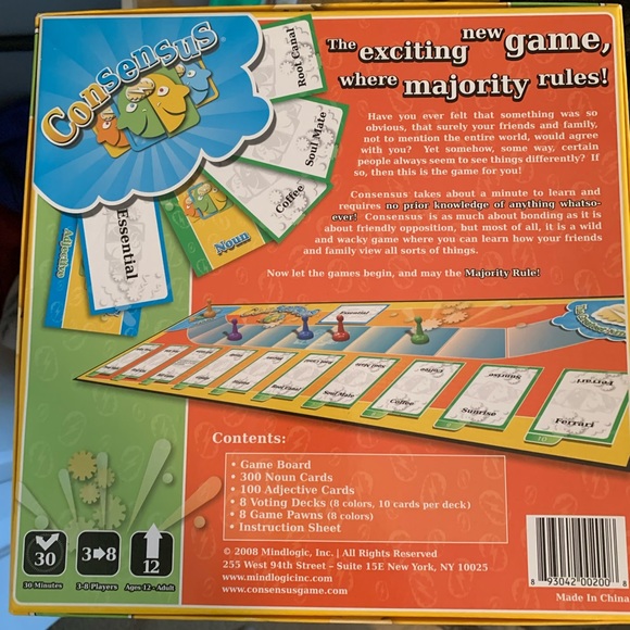 Consensus board game, opened never used - Picture 2 of 5